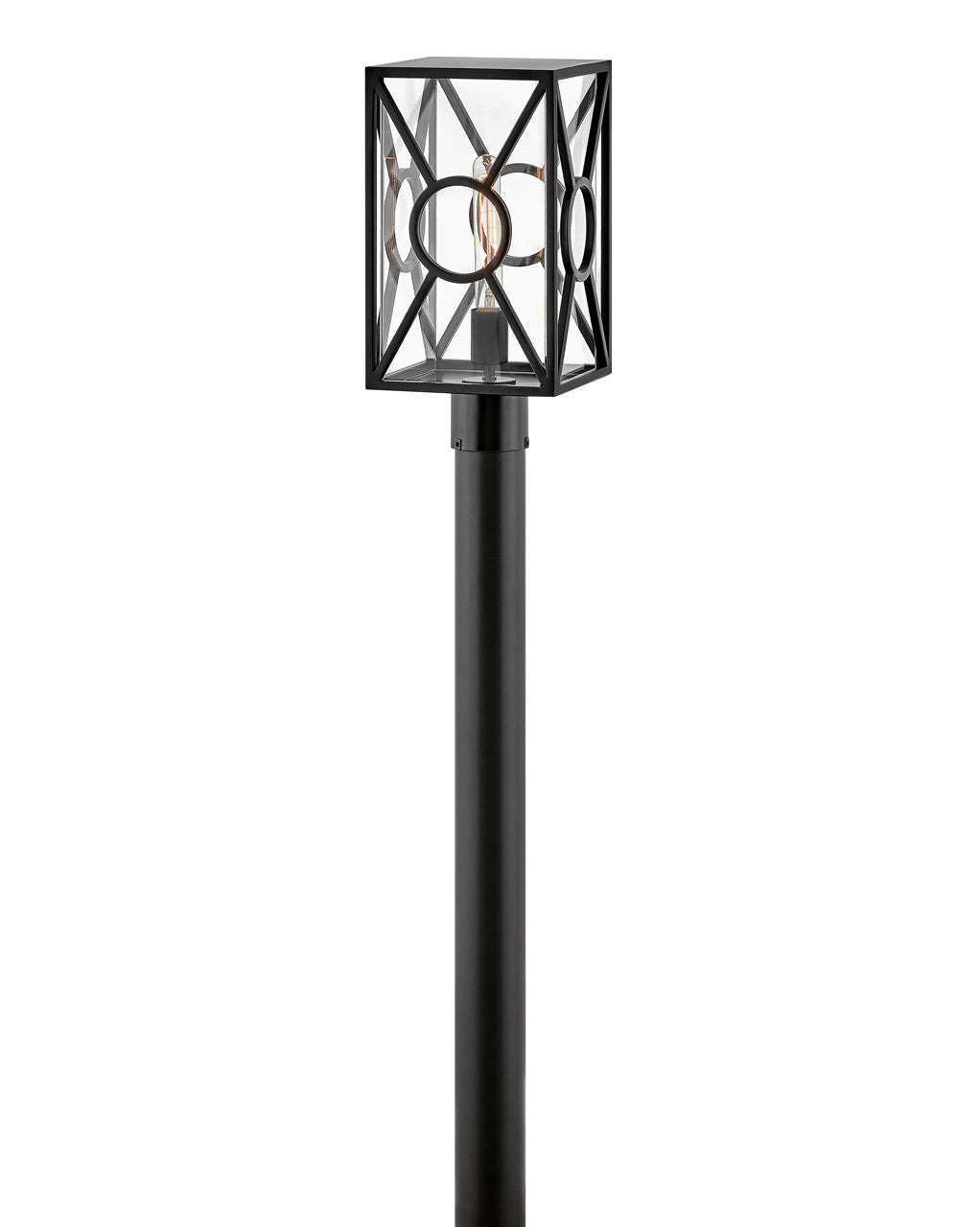 Hinkley Canada - 18371BK - LED Post Top or Pier Mount Lantern - Brixton - Black