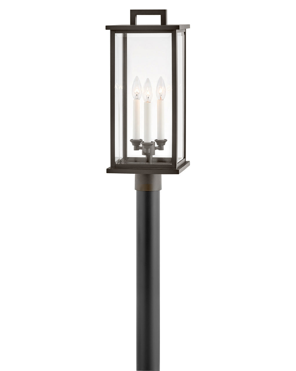 Weymouth LED Post Top or Pier Mount Lantern in Oil Rubbed Bronze - available from The Lighting Shoppe, trusted by Canadian homeowners