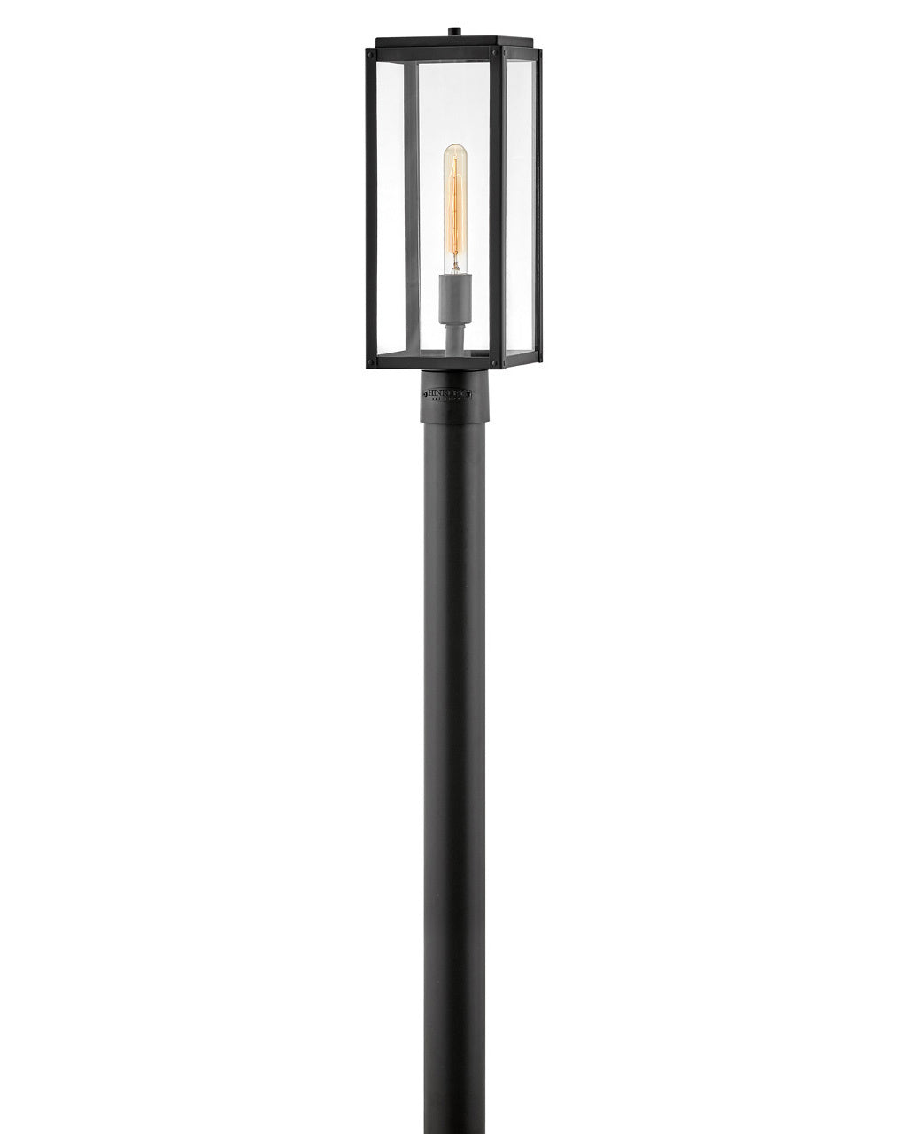 Max LED Post Top or Pier Mount Lantern in Black - available from The Lighting Shoppe, trusted by Canadian homeowners