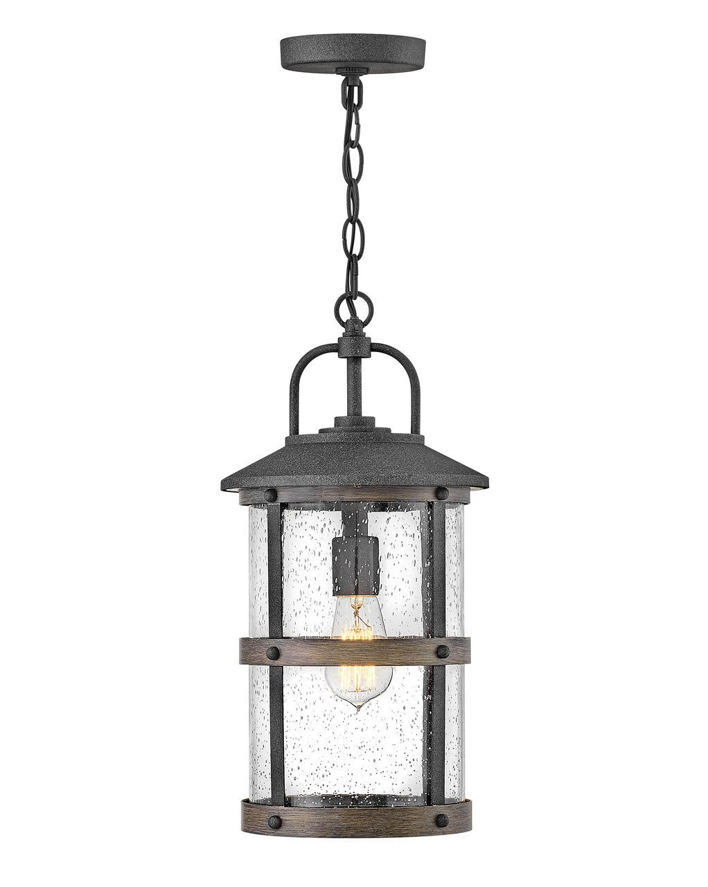 Lakehouse LED Hanging Lantern in Aged Zinc - available from The Lighting Shoppe, trusted by Canadian homeowners