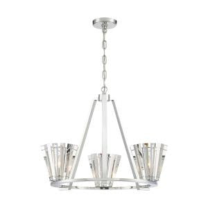 Eurofase Canada - 38865-015 - RICCA-CHD-3LT-29IN-CHR-CL - RICCA - Chrome