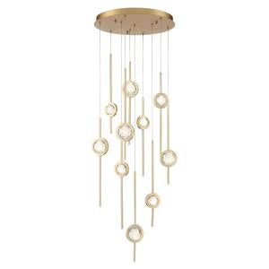 Barletta LED Chandelier in Gold - available from The Lighting Shoppe, trusted by Canadian homeowners