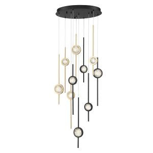 Eurofase Canada - 39464-033 - BARLETTA-CHD-10LT-24IN-GBM - BARLETTA - Gold-Black