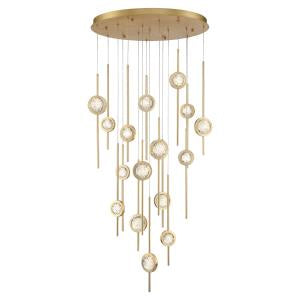 Eurofase Canada - 39465-023 - BARLETTA-CHD-16LT-32IN-GD - BARLETTA - Gold