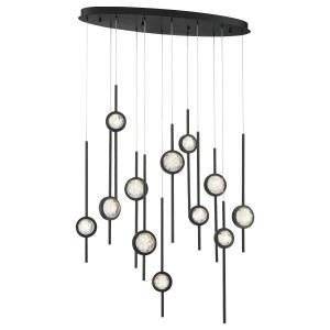 Eurofase Canada - 39466-013 - BARLETTA-CHD-12LT-38IN-BK - BARLETTA - Black