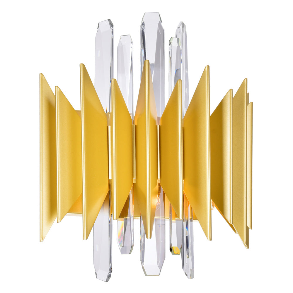 Cityscape Five Light Wall Sconce in Satin Gold - available from The Lighting Shoppe, trusted by Canadian homeowners