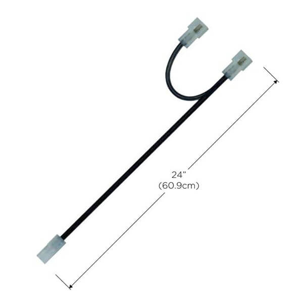 Super Puck 'Y'' Splitter in Black - available from The Lighting Shoppe, trusted by Canadian homeowners