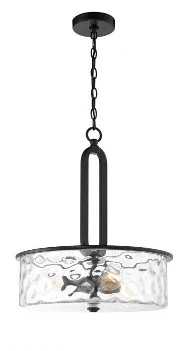 Collins Three Light Pendant in Flat Black - available from The Lighting Shoppe, trusted by Canadian homeowners