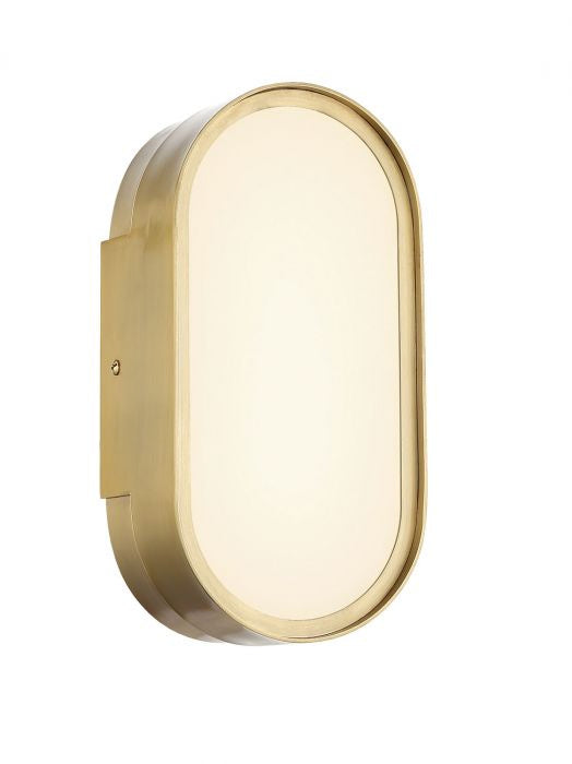 Melody LED Wall Sconce in Satin Brass - available from The Lighting Shoppe, trusted by Canadian homeowners