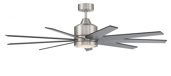 Champion 60"Ceiling Fan in Brushed Polished Nickel - available from The Lighting Shoppe, trusted by Canadian homeowners