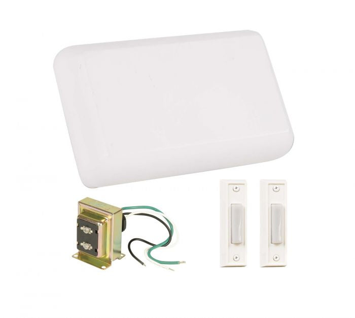 Builder Chime Chime Kit in White - available from The Lighting Shoppe, trusted by Canadian homeowners