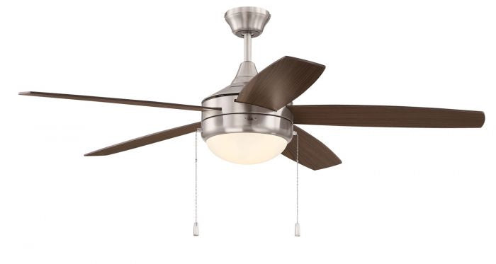 Phaze Energy Star 5 52"Ceiling Fan in Brushed Polished Nickel - available from The Lighting Shoppe, trusted by Canadian homeowners