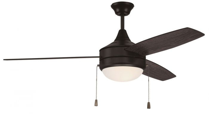 Phaze Energy Star 3 52"Ceiling Fan in Flat Black - available from The Lighting Shoppe, trusted by Canadian homeowners