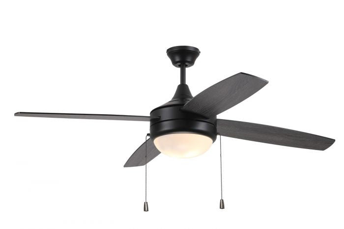 Phaze Energy Star 4 52"Ceiling Fan in Flat Black - available from The Lighting Shoppe, trusted by Canadian homeowners
