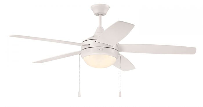 Phaze Energy Star 5 52"Ceiling Fan in White - available from The Lighting Shoppe, trusted by Canadian homeowners
