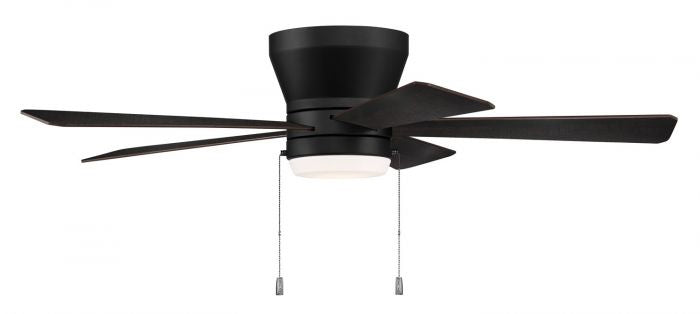 Merit 52"Ceiling Fan in Flat Black - available from The Lighting Shoppe, trusted by Canadian homeowners