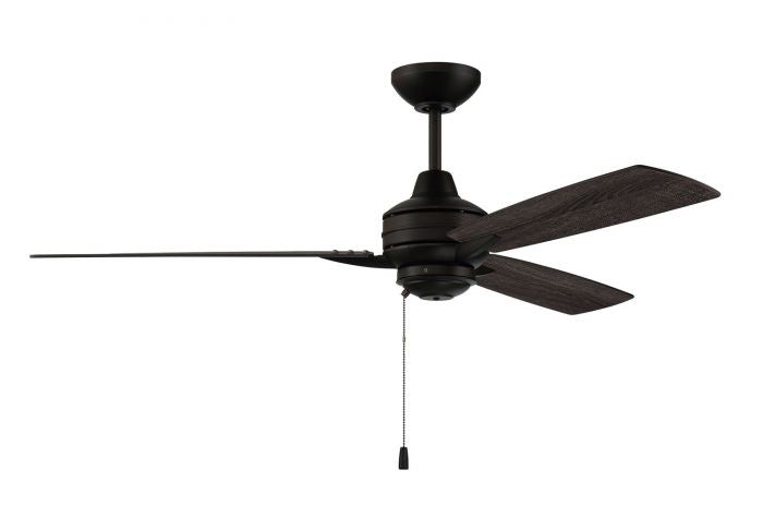 Moto Indoor/Outdoor 52"Ceiling Fan in Flat Black - available from The Lighting Shoppe, trusted by Canadian homeowners