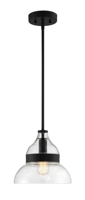 Pendant One Light Mini Pendant in Flat Black - available from The Lighting Shoppe, trusted by Canadian homeowners