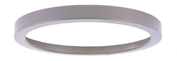 LED Flushmount 7"Flushmount Optional Trim in Brushed Polished Nickel - available from The Lighting Shoppe, trusted by Canadian homeowners