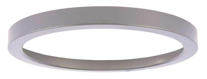 LED Flushmount 7"Flushmount Optional Trim in Brushed Polished Nickel - available from The Lighting Shoppe, trusted by Canadian homeowners