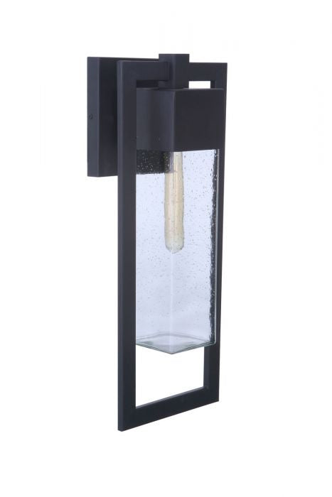 Perimeter One Light Outdoor Wall Mount in Midnight - available from The Lighting Shoppe, trusted by Canadian homeowners