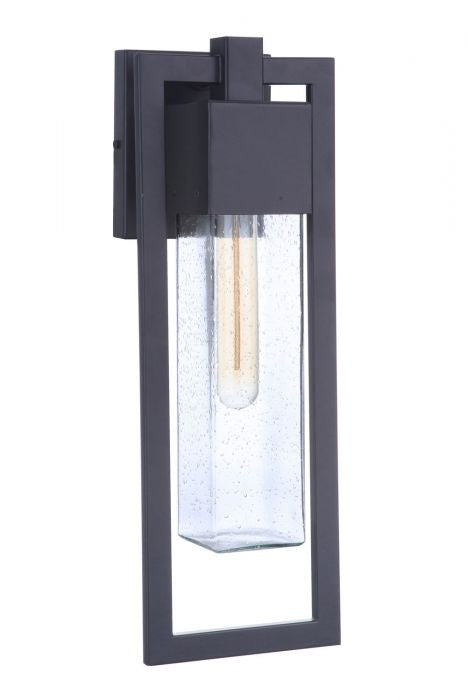 Perimeter One Light Outdoor Wall Mount in Midnight - available from The Lighting Shoppe, trusted by Canadian homeowners