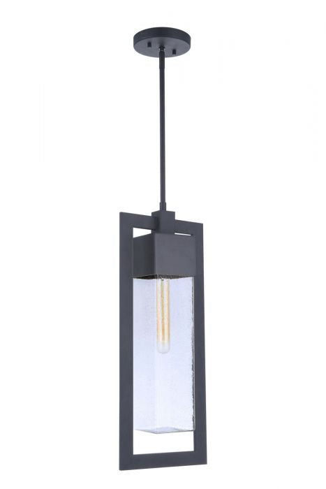 Perimeter One Light Outdoor Pendant in Midnight - available from The Lighting Shoppe, trusted by Canadian homeowners