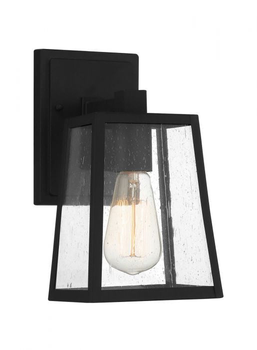 Dunn One Light Outdoor Wall Mount in Textured Black - available from The Lighting Shoppe, trusted by Canadian homeowners