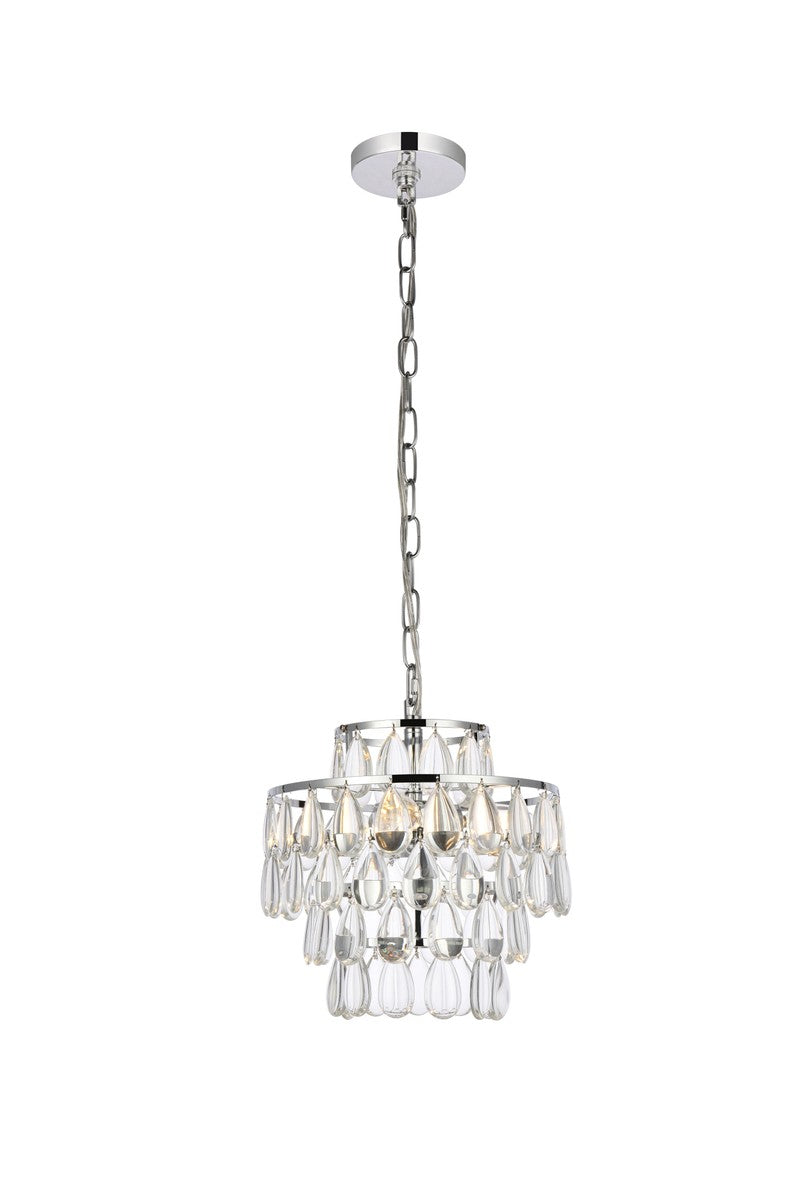 Mila Three Light Pendant in Chrome - available from The Lighting Shoppe, trusted by Canadian homeowners