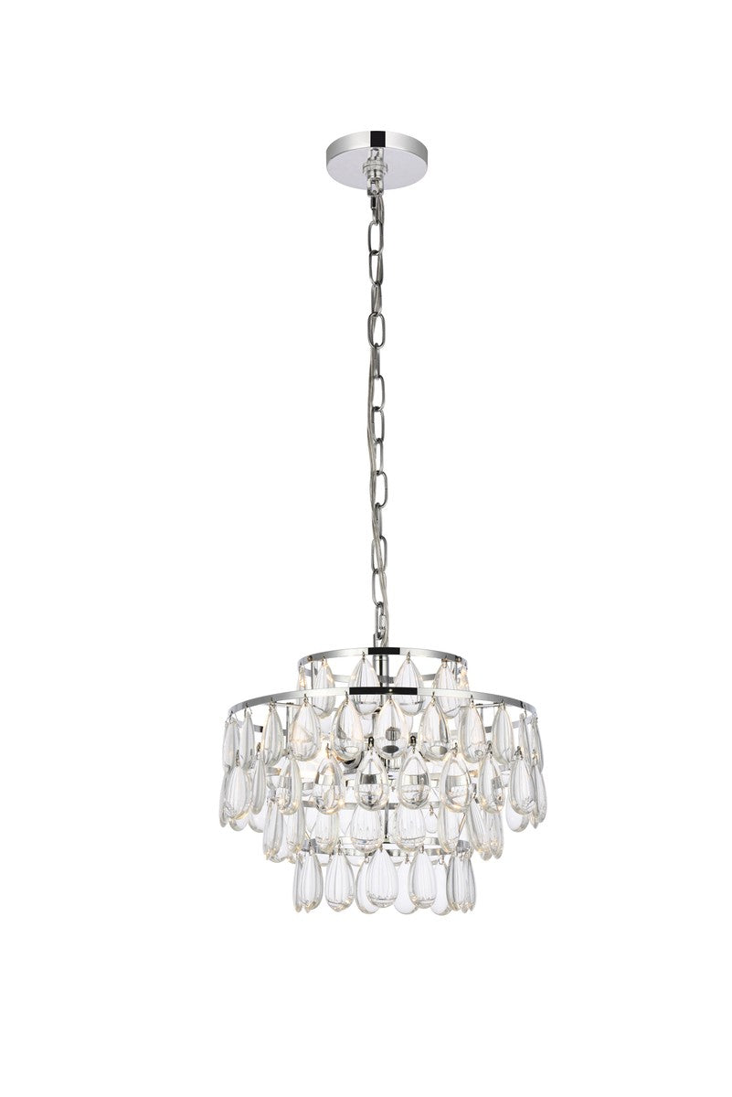 Mila Three Light Pendant in Chrome - available from The Lighting Shoppe, trusted by Canadian homeowners