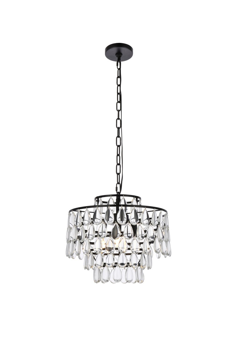 Mila Three Light Pendant in Black - available from The Lighting Shoppe, trusted by Canadian homeowners