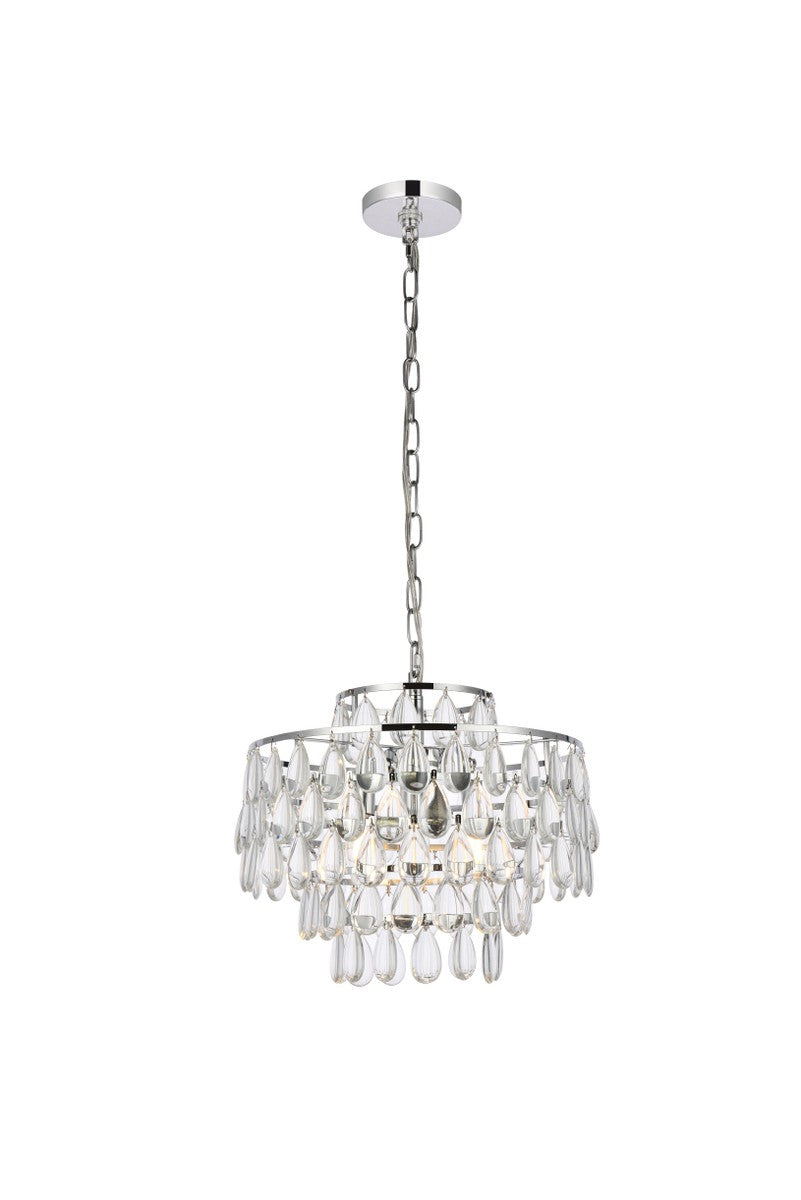 Mila Three Light Pendant in Chrome - available from The Lighting Shoppe, trusted by Canadian homeowners