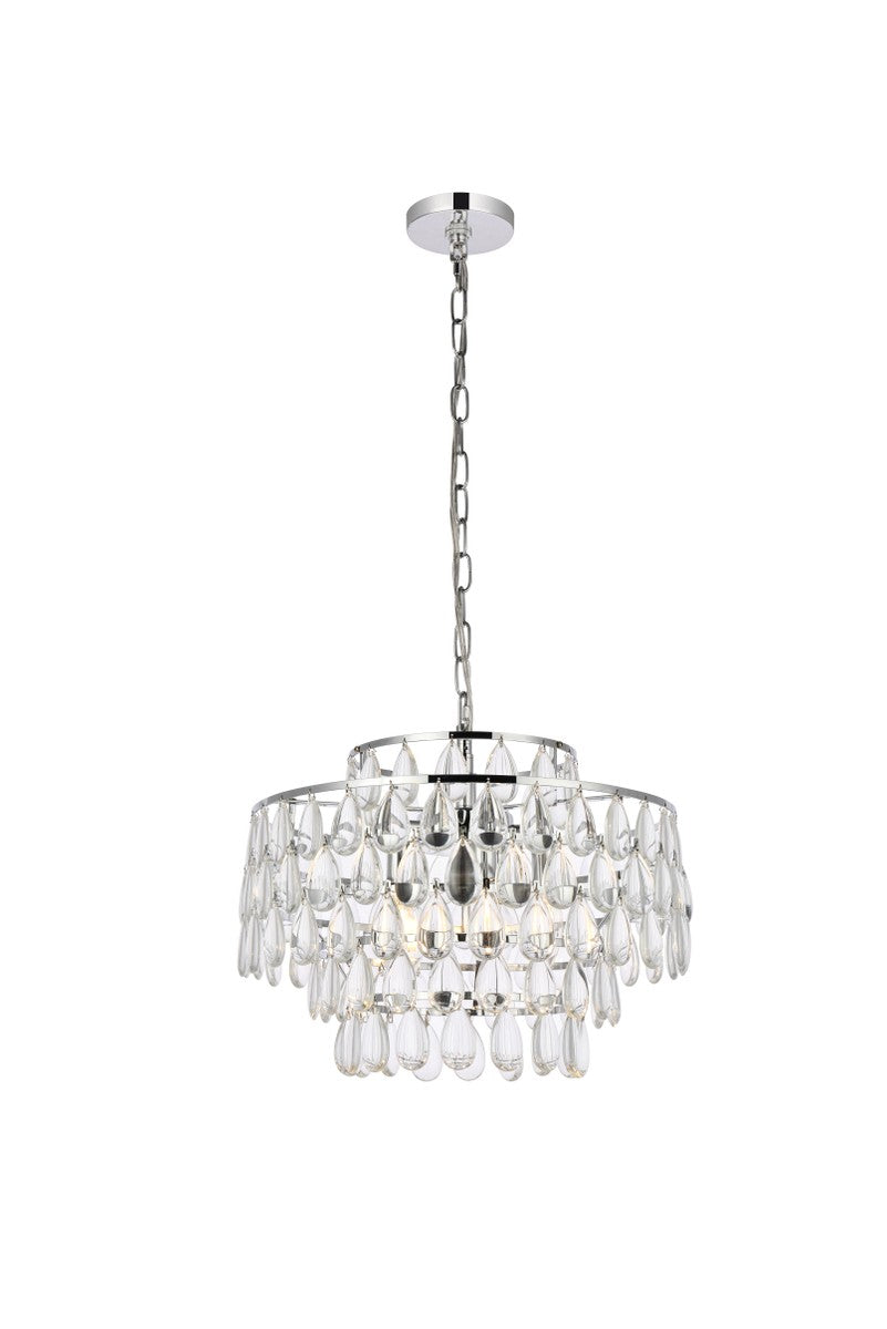 Mila Five Light Pendant in Chrome - available from The Lighting Shoppe, trusted by Canadian homeowners