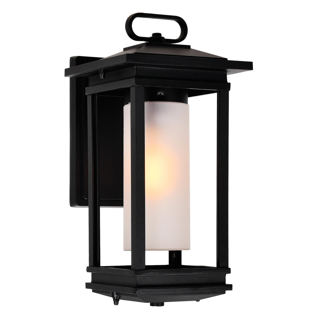Granville One Light Outdoor Wall Lantern in Black - available from The Lighting Shoppe, trusted by Canadian homeowners