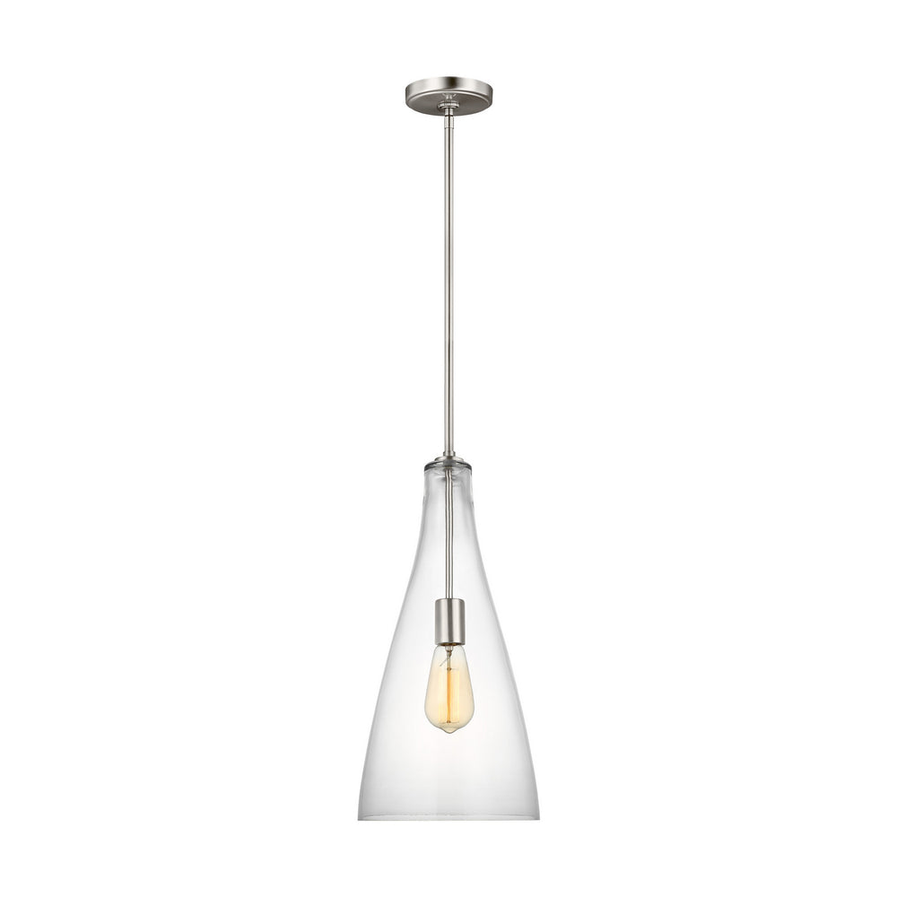 Arilda One Light Pendant in Brushed Nickel - available from The Lighting Shoppe, trusted by Canadian homeowners