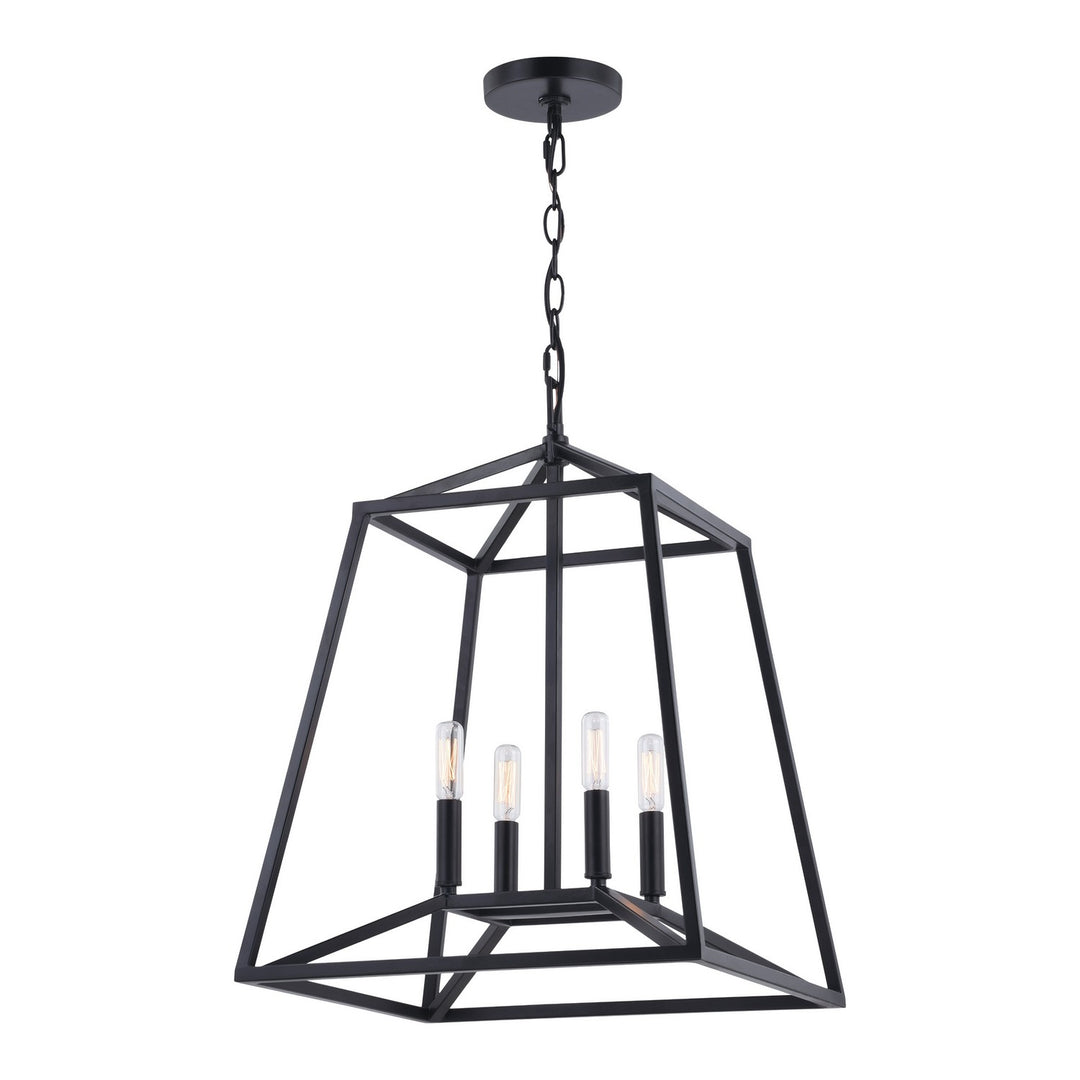 Hayes Four Light Pendant in Black