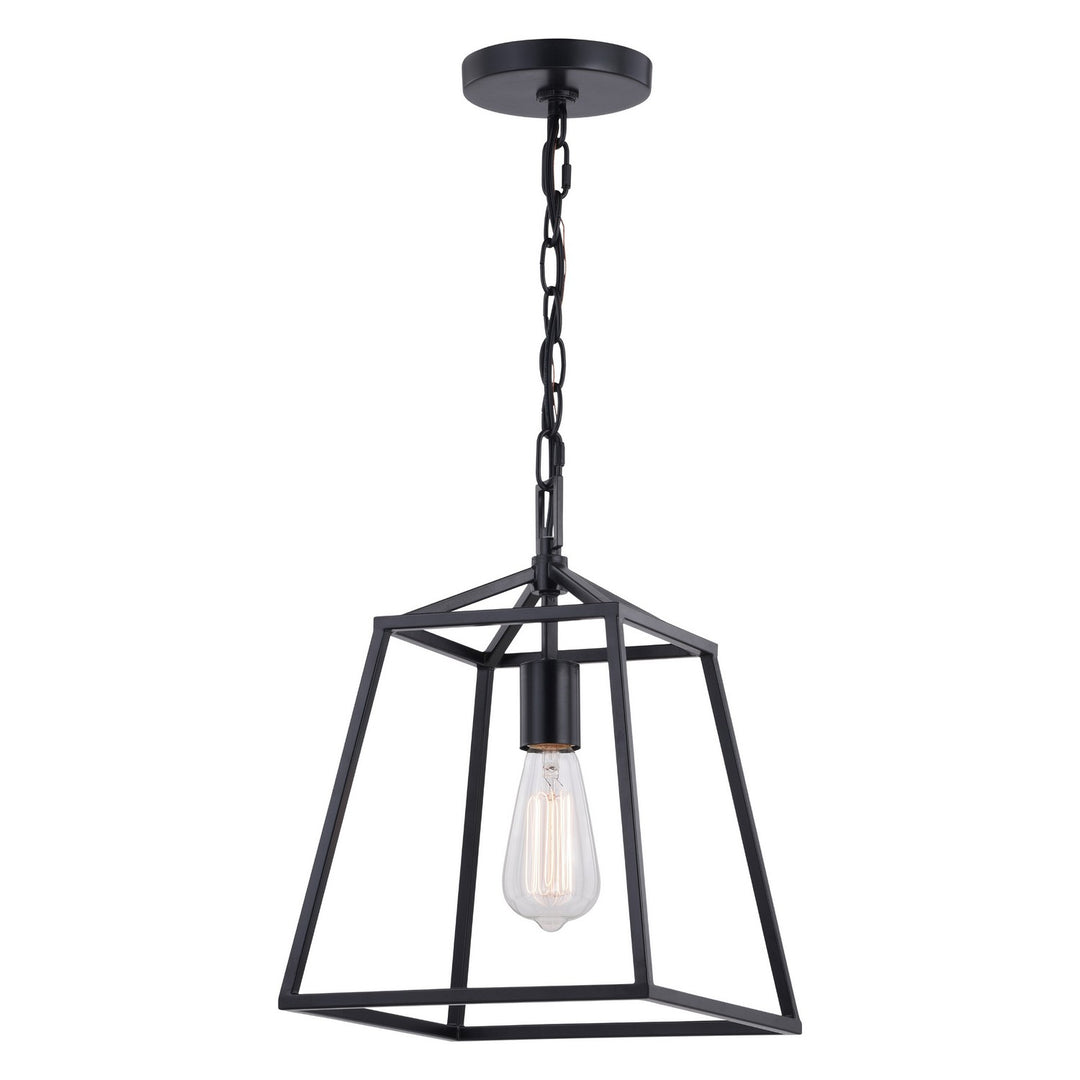 Hayes One Light Mini Pendant in Black