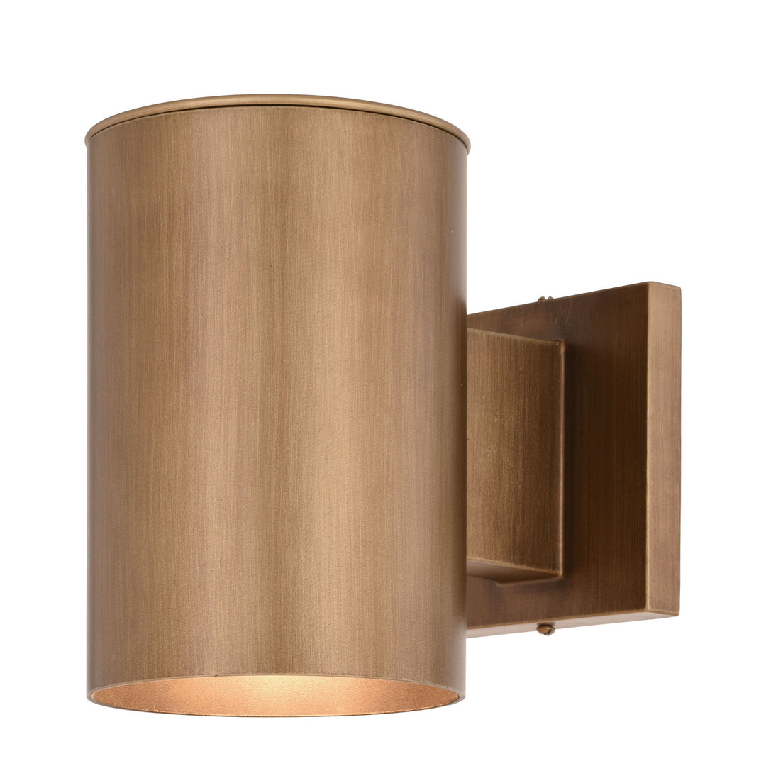 Chiasso One Light Outdoor Wall Mount in Warm Brass