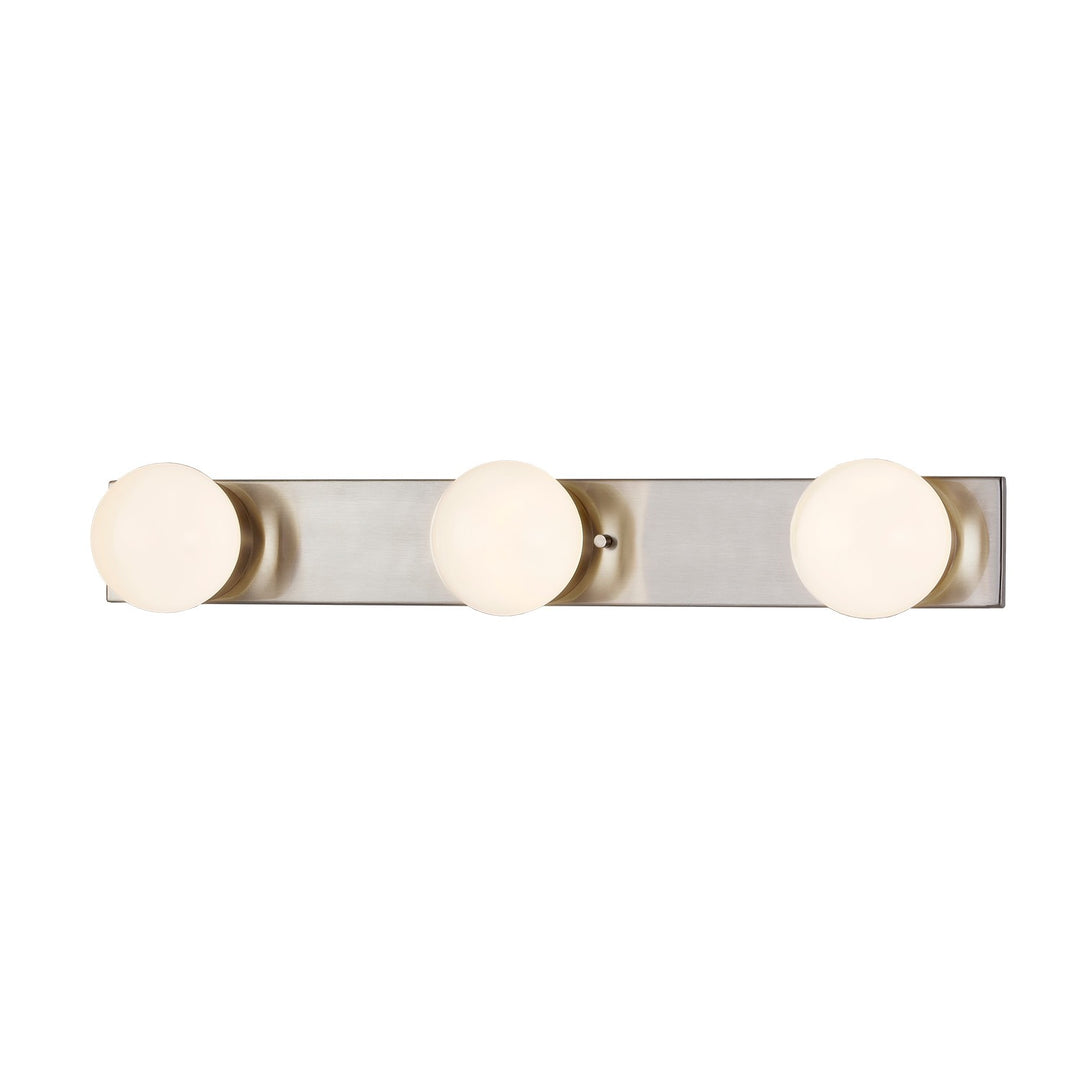 Justice Designs - FSN-4043-CLOP-NCKL - LED Bath Bar - Fusion - Brushed Nickel