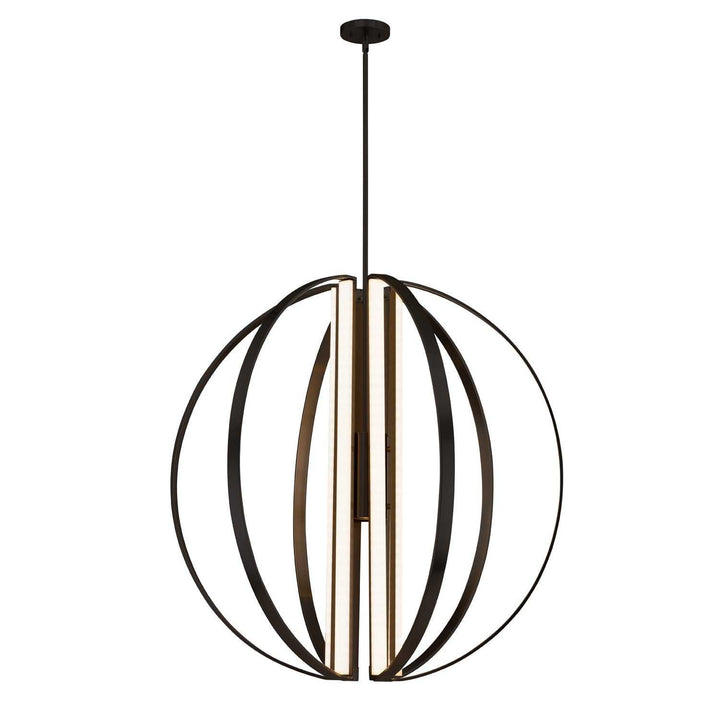 Liv LED Chandelier in Matte Black Justice Designs