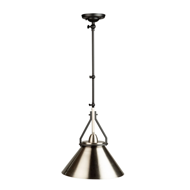 Artcraft Canada - AC11242NB - One Light Sconce/Pendant - Brydon - Black and Brushed Nickel