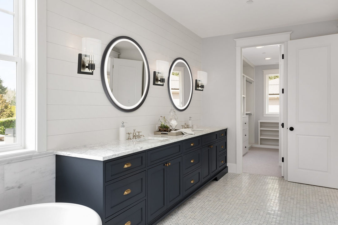 Artcraft Canada - AC11691NB - One Light Vanity - Lyndon - Black and Brushed Nickel