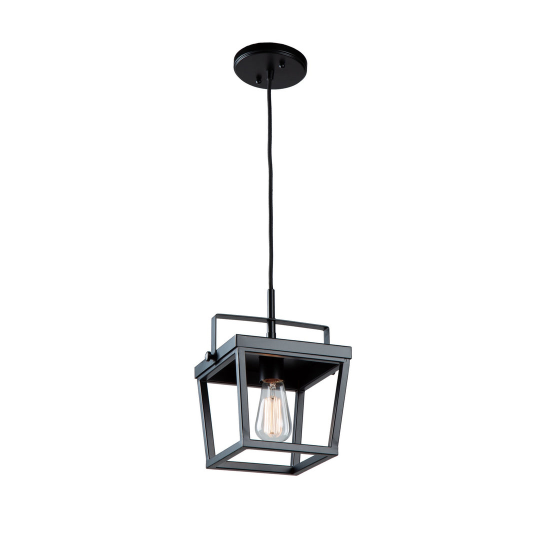 Carriage One Light Pendant in Black - available from The Lighting Shoppe, trusted by Canadian homeowners