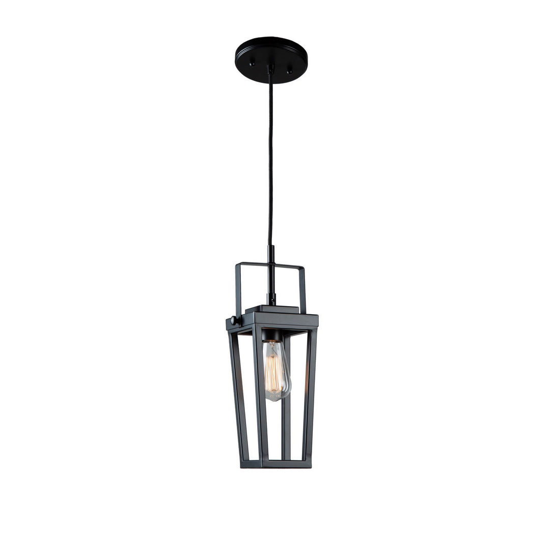 Carriage One Light Pendant in Black - available from The Lighting Shoppe, trusted by Canadian homeowners
