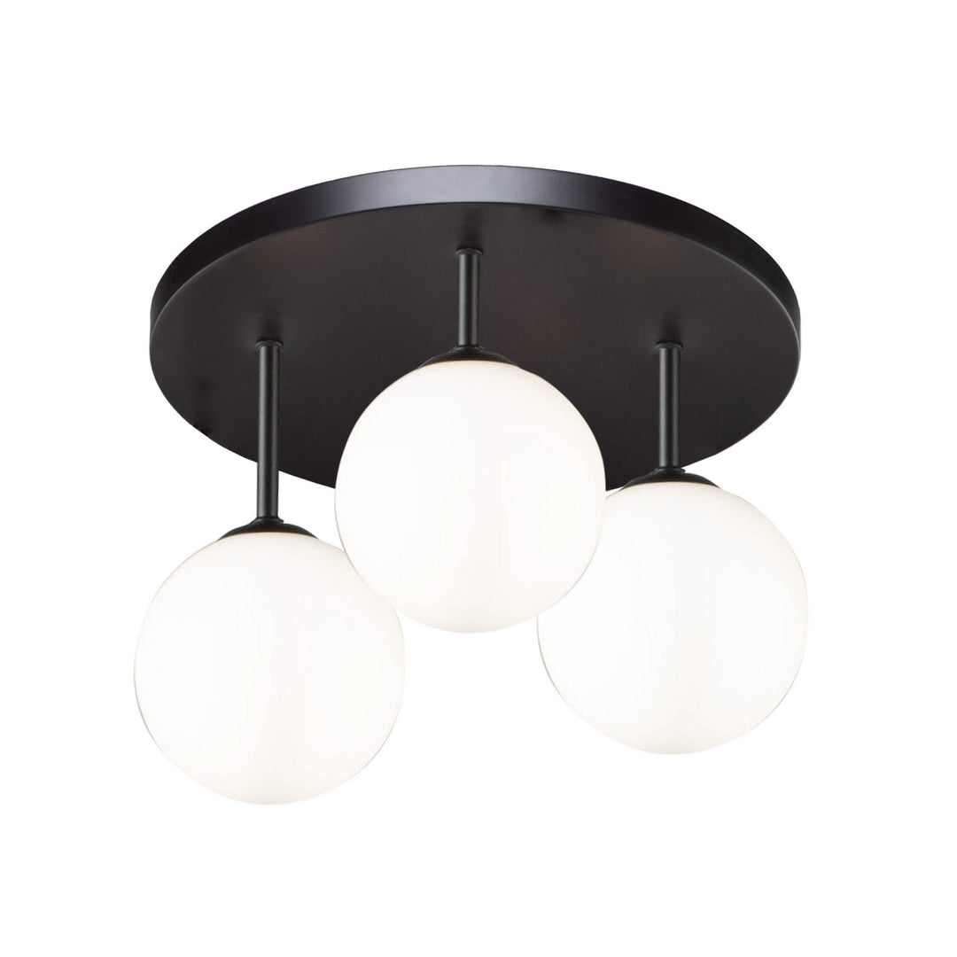 Comet LED Semi-Flush Mount in Semi Matte Black - available from The Lighting Shoppe, trusted by Canadian homeowners