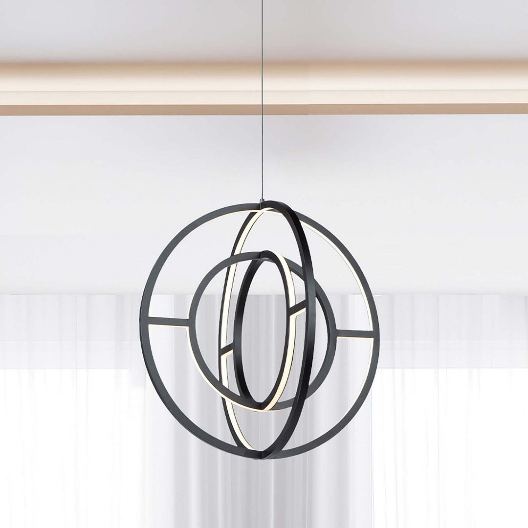 Artcraft Canada - AC6660BK - LED Chandelier - Celestial - Matte Black