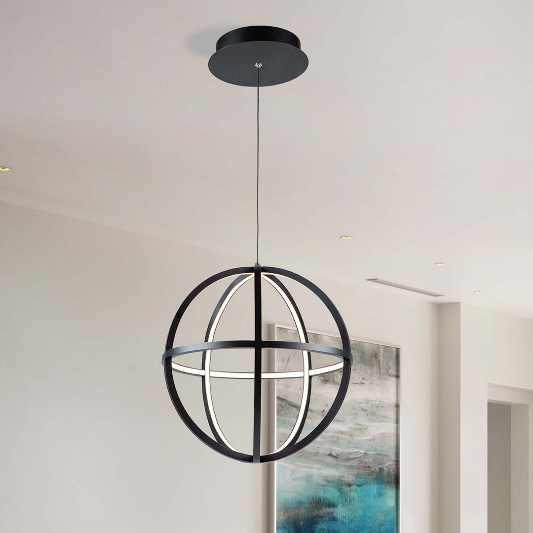 Artcraft Canada - AC6661BK - LED Chandelier - Celestial - Matte Black