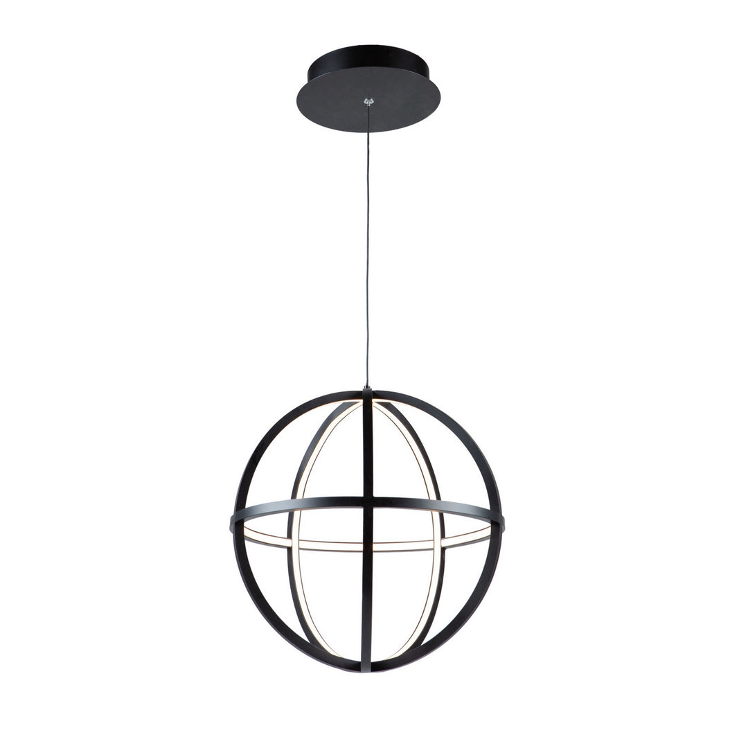 Celestial LED Chandelier in Matte Black - available from The Lighting Shoppe, trusted by Canadian homeowners