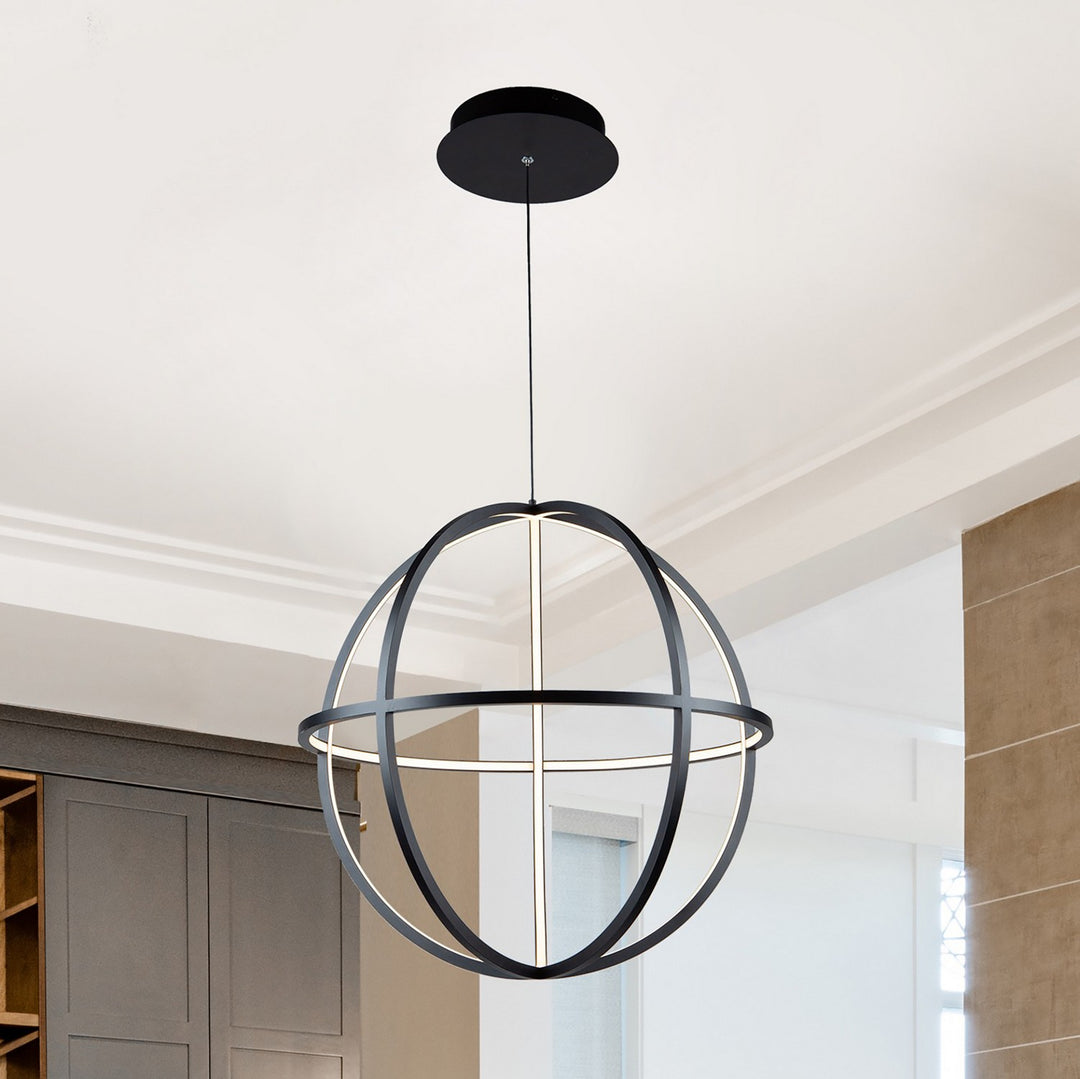 Artcraft Canada - AC6662BK - LED Chandelier - Celestial - Matte Black