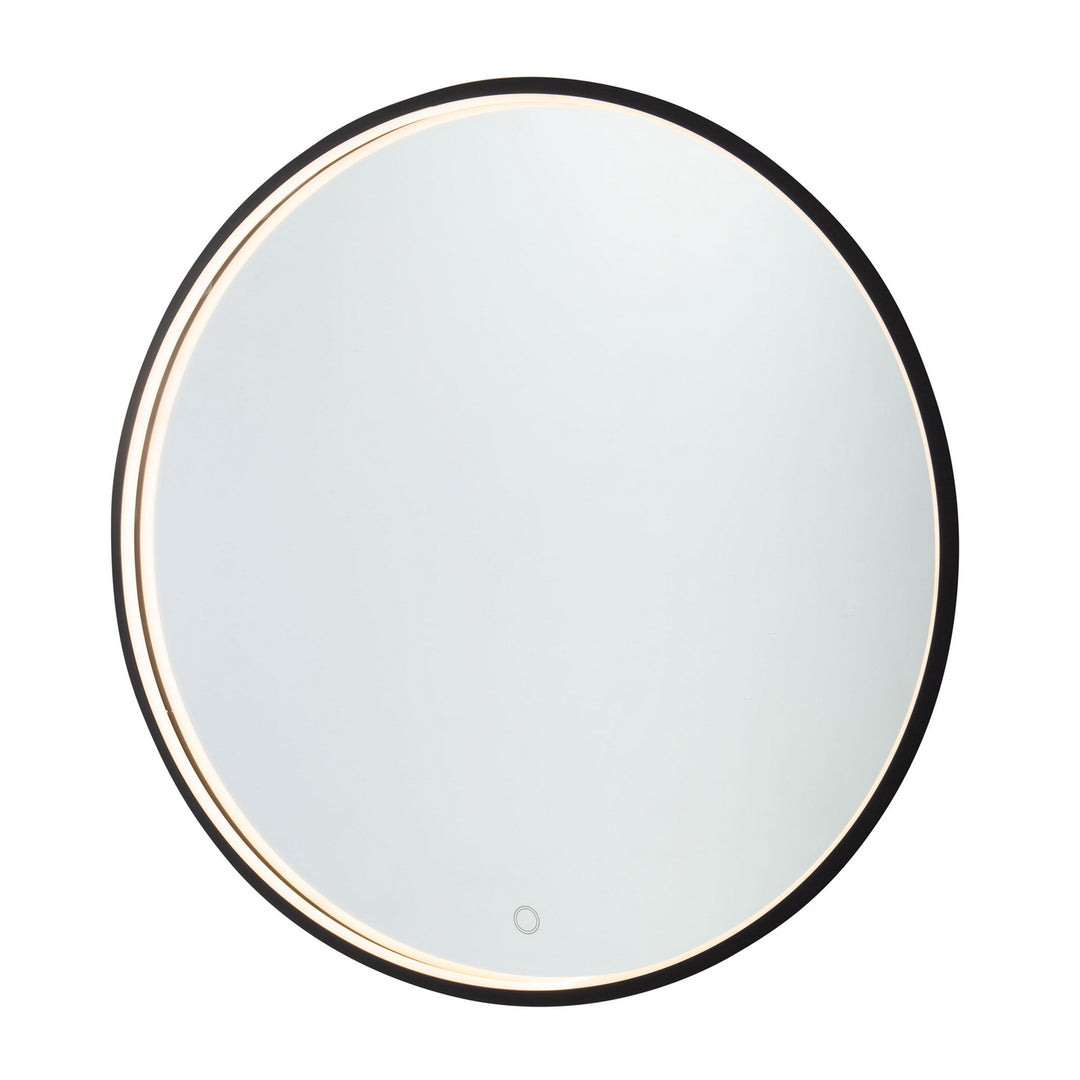 Reflections LED Mirror in Matte Black - available from The Lighting Shoppe, trusted by Canadian homeowners
